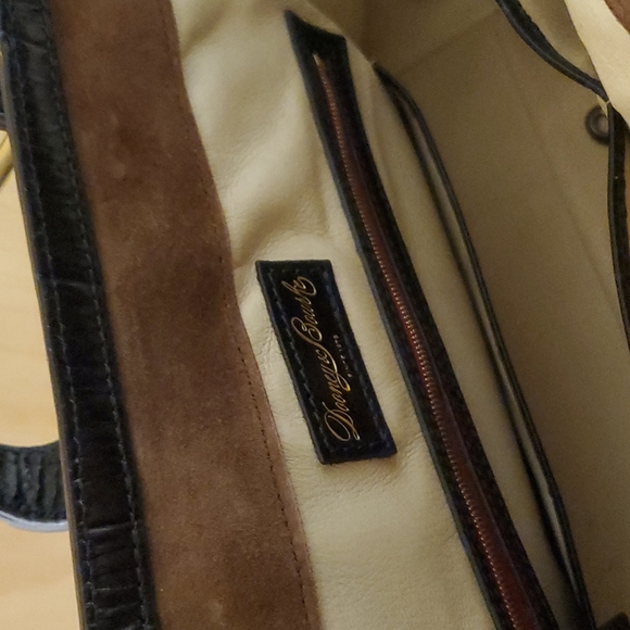 Dooney &Bourke, Navy, embossed leather bag - Picture 7 of 15